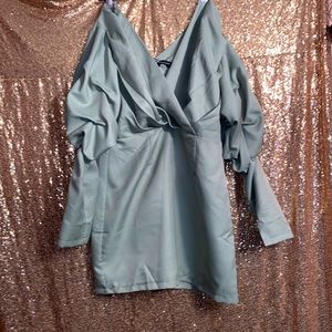 sage bodycon dress ✨